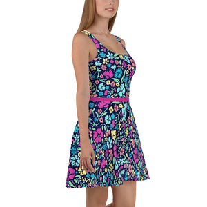 Wild Flower Skater Dress