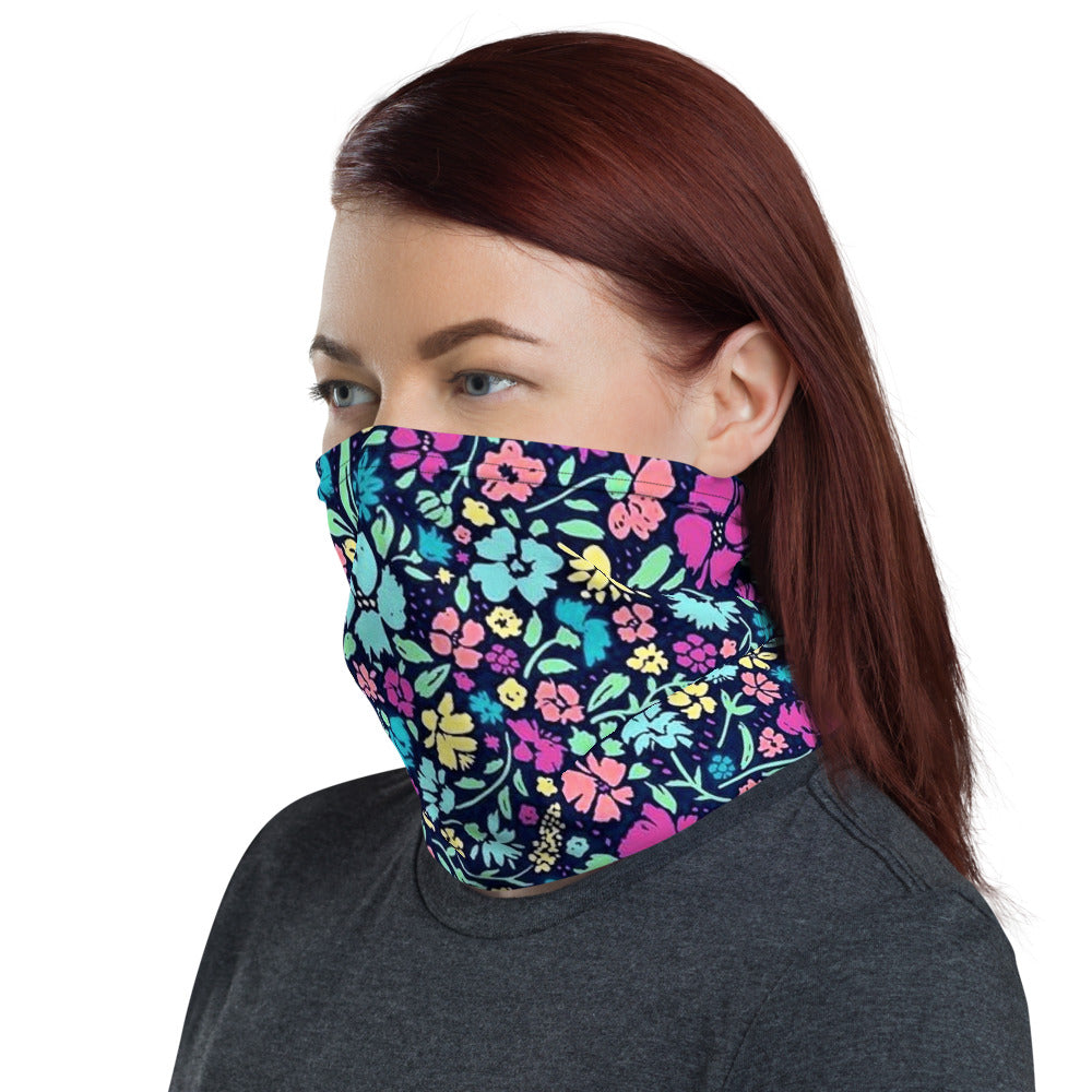 Flowers & Vines Neck Gaiter