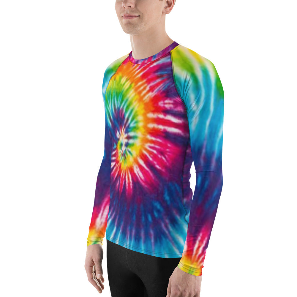 Tie Dye Men's Rash Guard