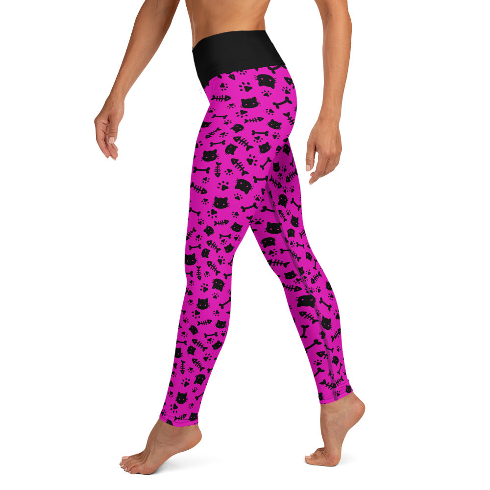 Cat and Bones Yoga Leggings