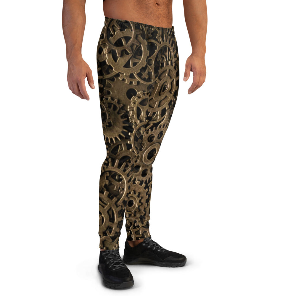 Steampunk Gears Men's Slim Fit Joggers