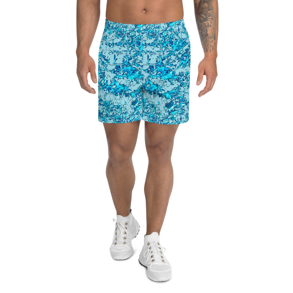 Arctic Tide Athletic Mid-Length Men's Shorts