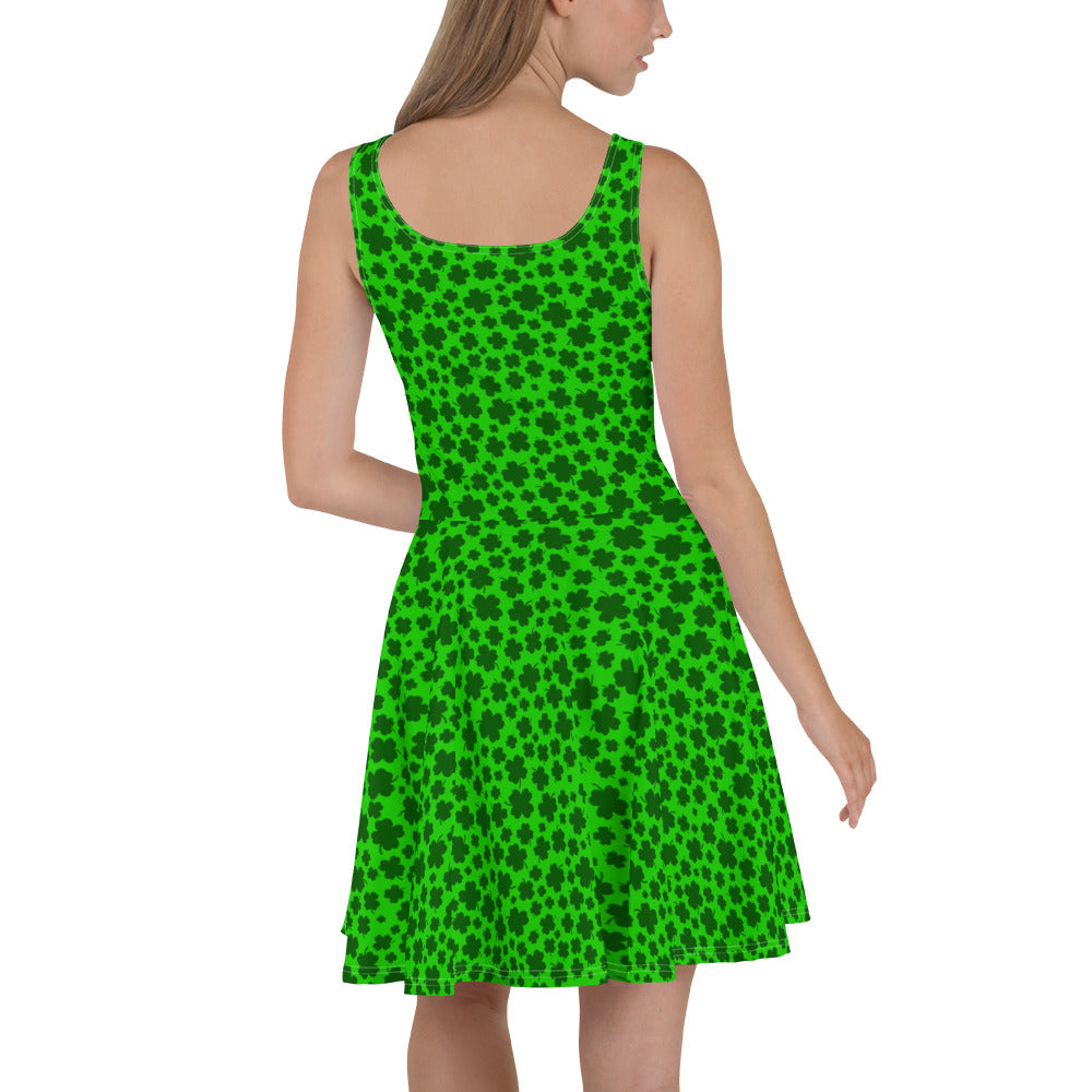 Lucky Clover Skater Dress