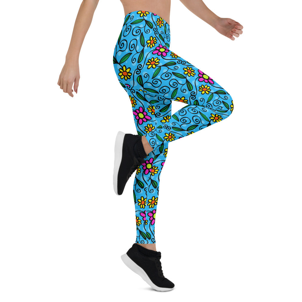 Flowers and Vines Leggings