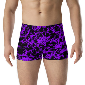 Men's Purple Ocean Boxer Briefs