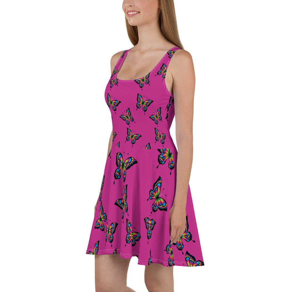 Butterfly Skater Dress