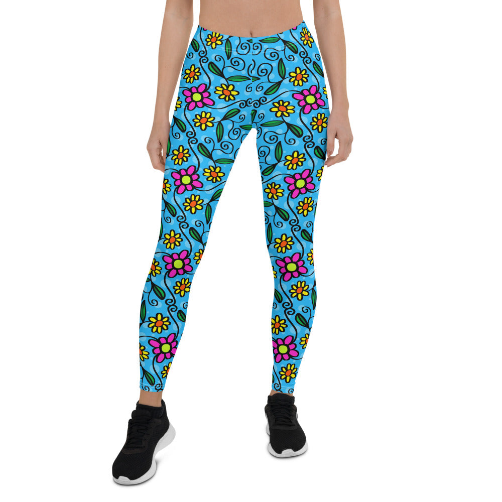 Flowers and Vines Leggings