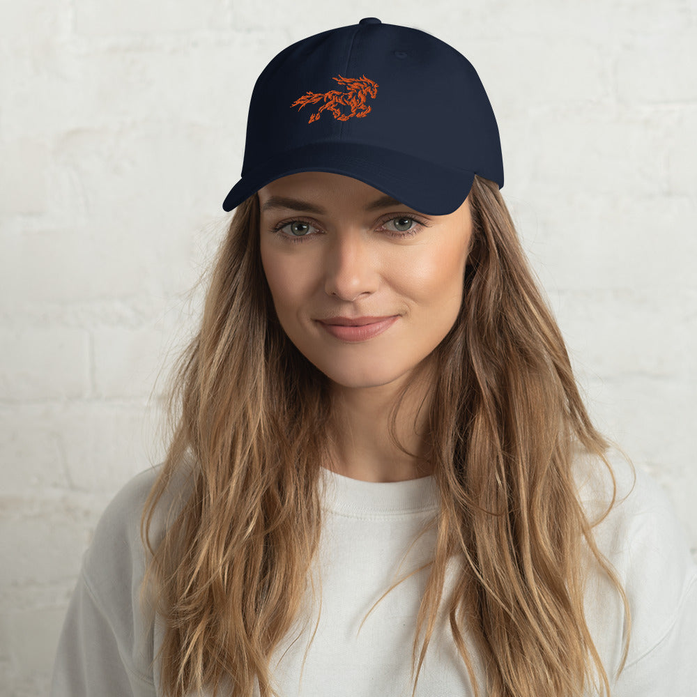 Fiery Mustang Dad Hat