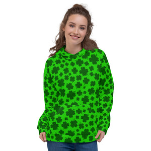 Lucky Clover Unisex Pullover Hoodie