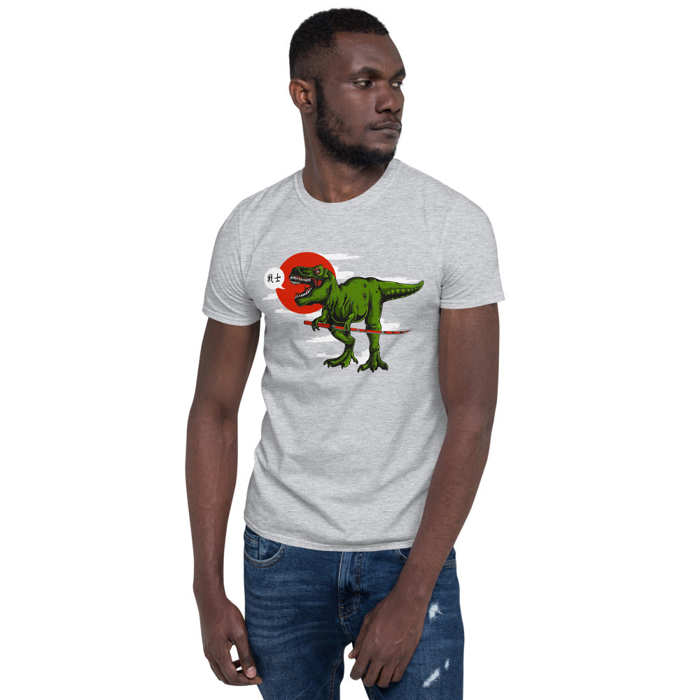 T-Rex Warrior Short-Sleeve Unisex T-Shirt