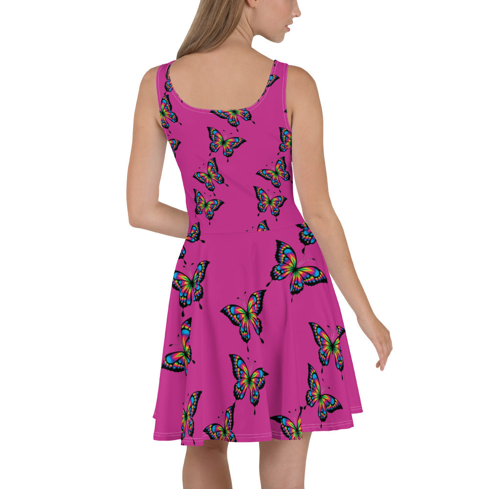 Butterfly Skater Dress