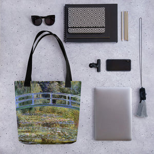 Waterlily Pond by Monet Tote Bag