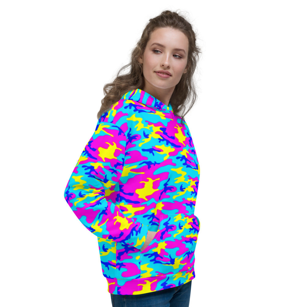 Colorful Camo Unisex Hoodie