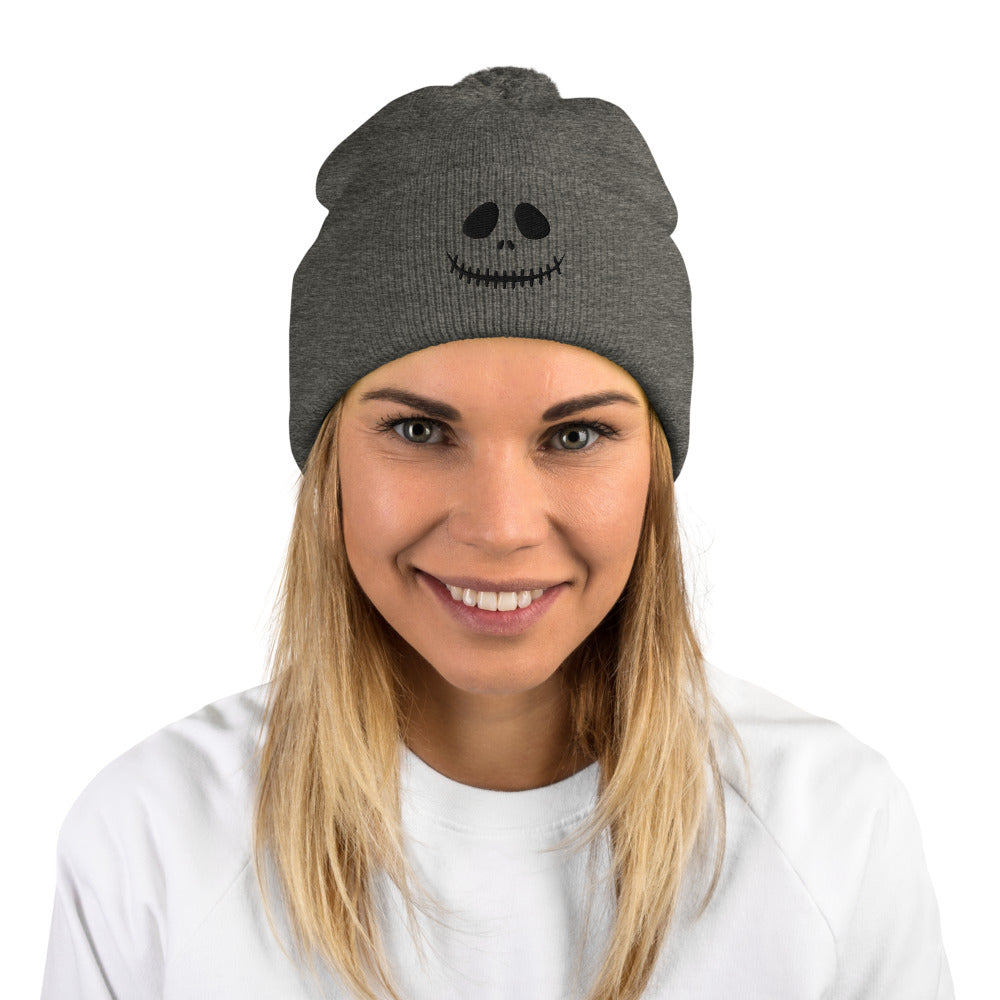 Smiling Jack Pom-Pom Beanie