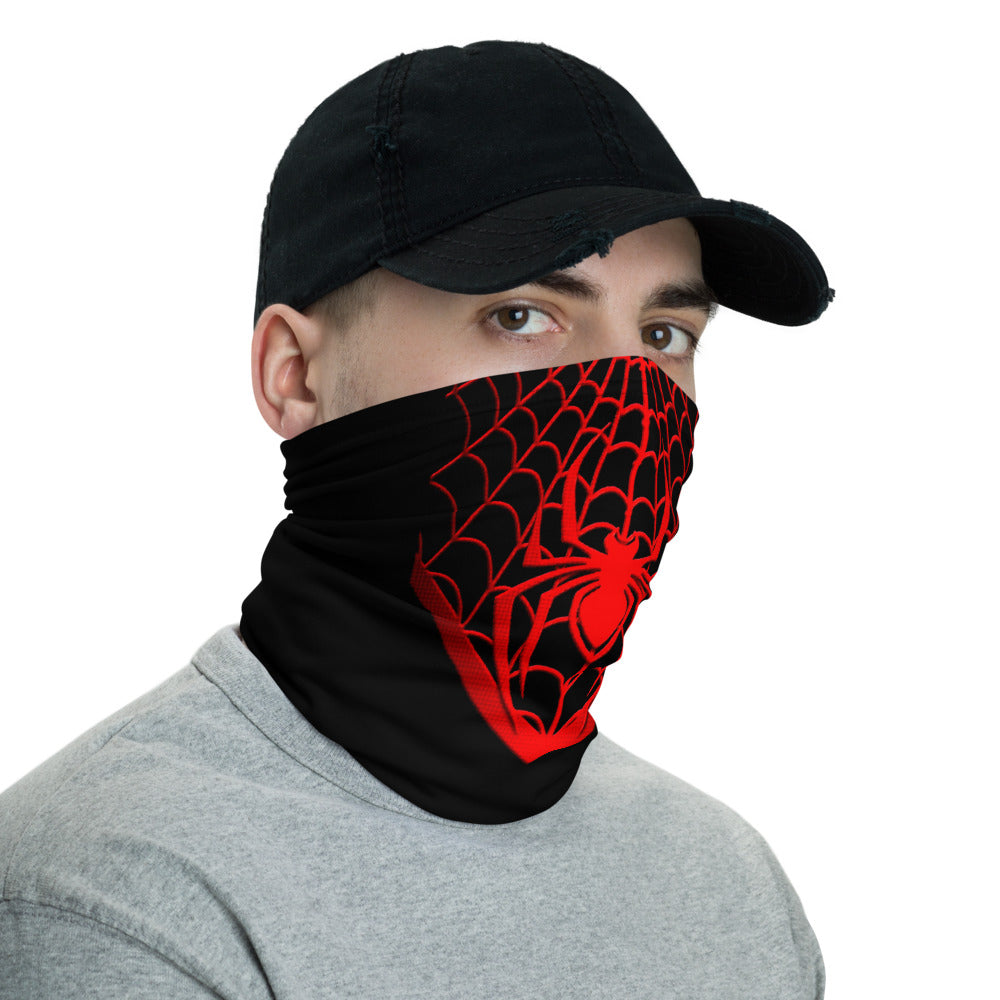 Red Spider Web Neck Gaiter