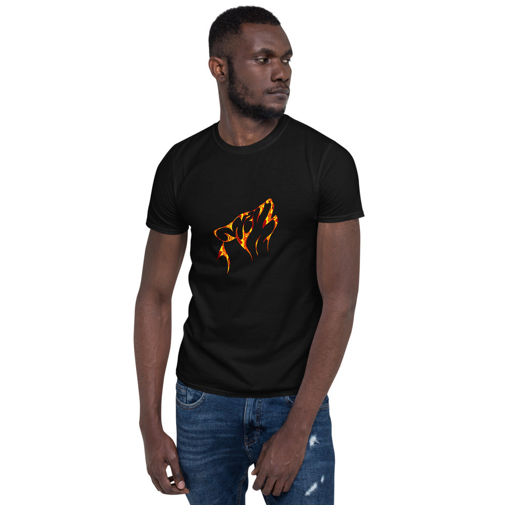 Fire Wolf Unisex T-Shirt