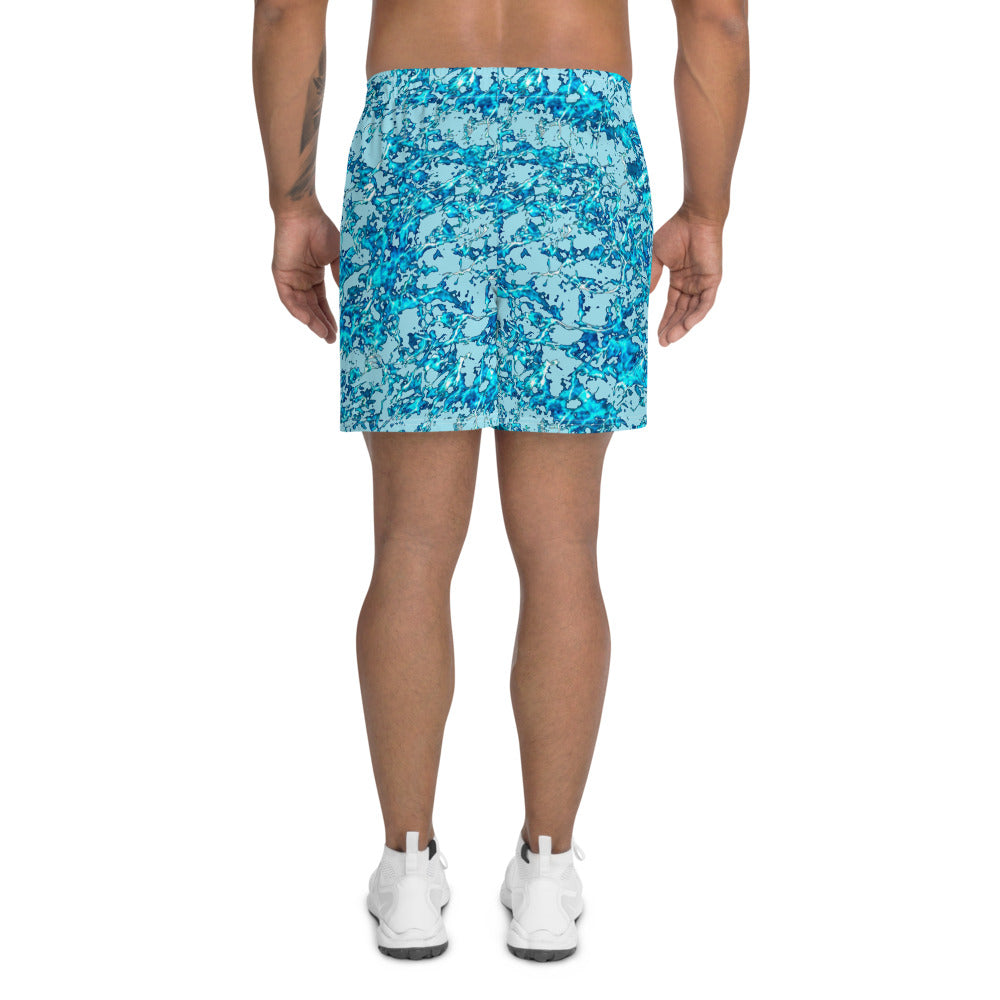 Arctic Tide Athletic Mid-Length Men's Shorts