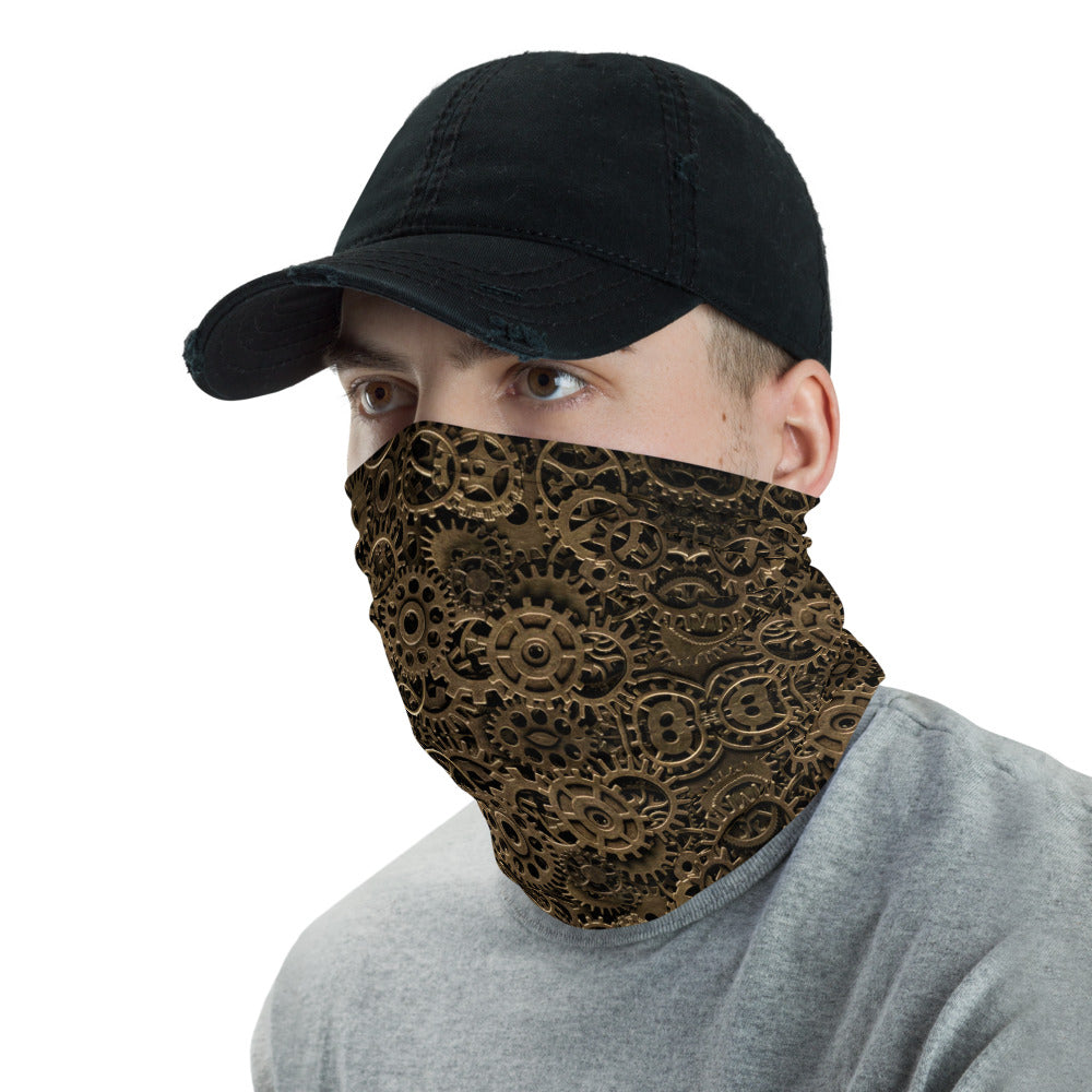 Steampunk Gears Neck Gaiter