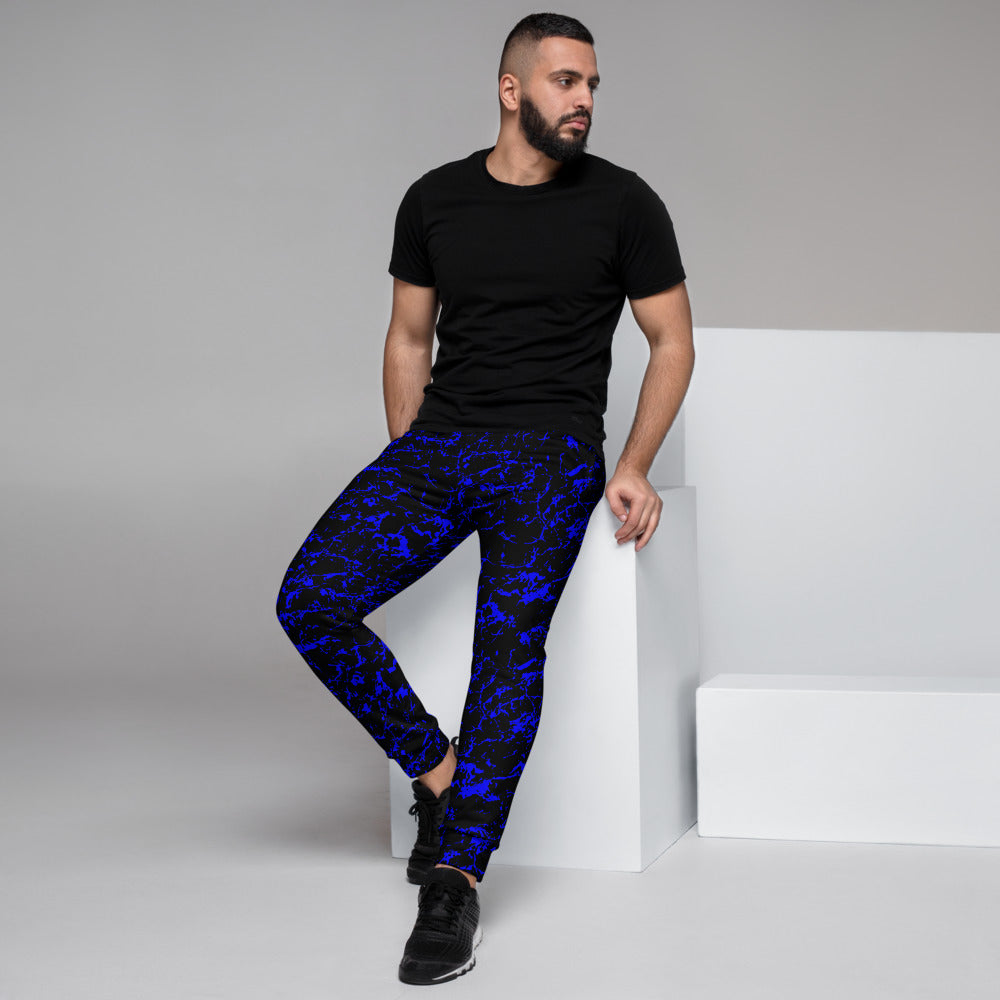 Electric Blue Deeps Slim Fit Men's Joggers