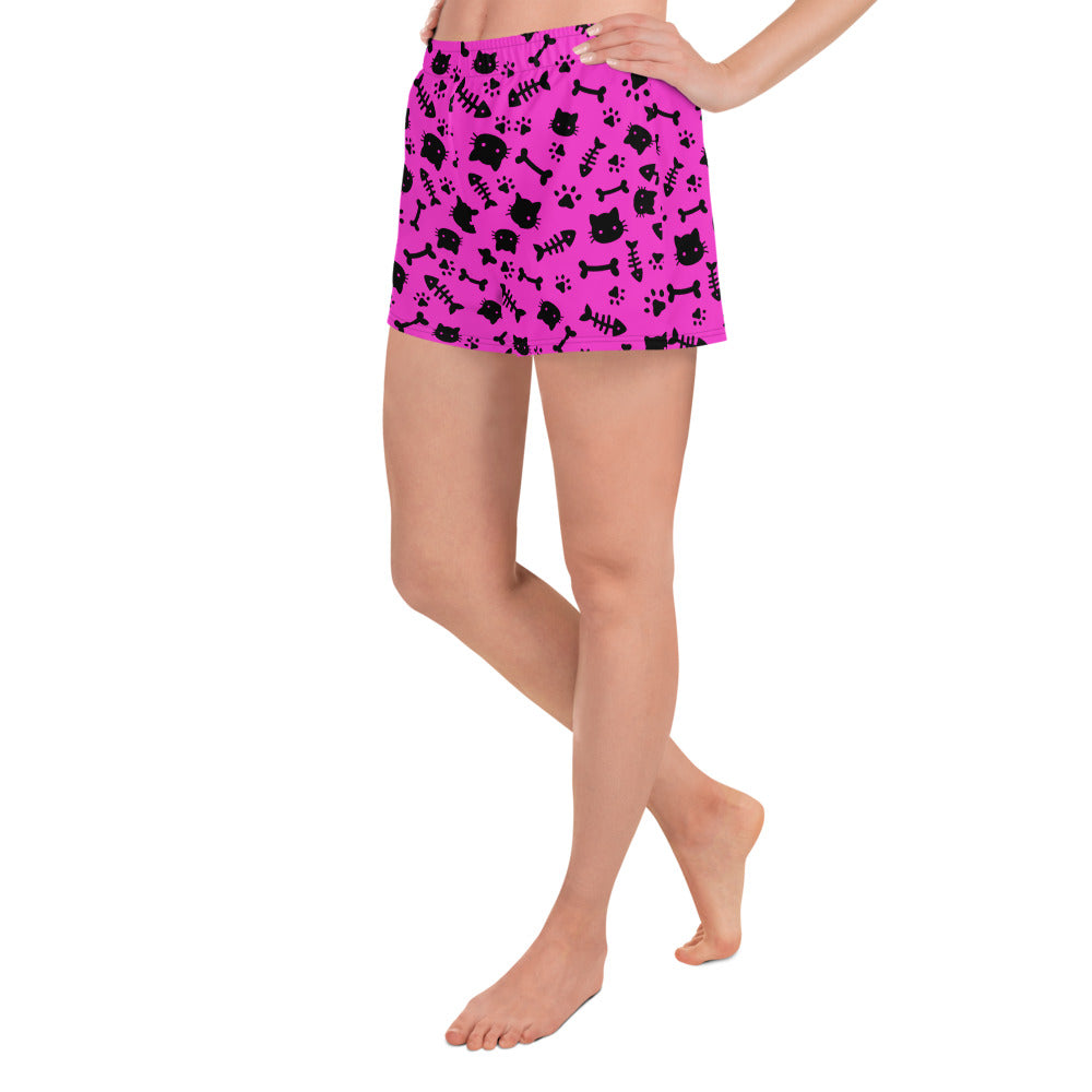 Women's Pink Cats & Bones Short Shorts