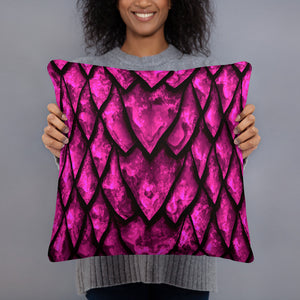 Tourmaline Dragon Hide Pillow