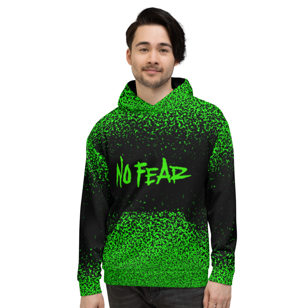 Neon Green No Fear Unisex Hoodie