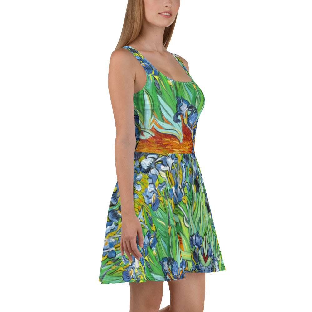 Irises Skater Dress