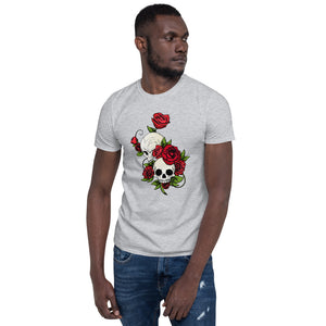 Short-Sleeve Skulls & Roses T-Shirt