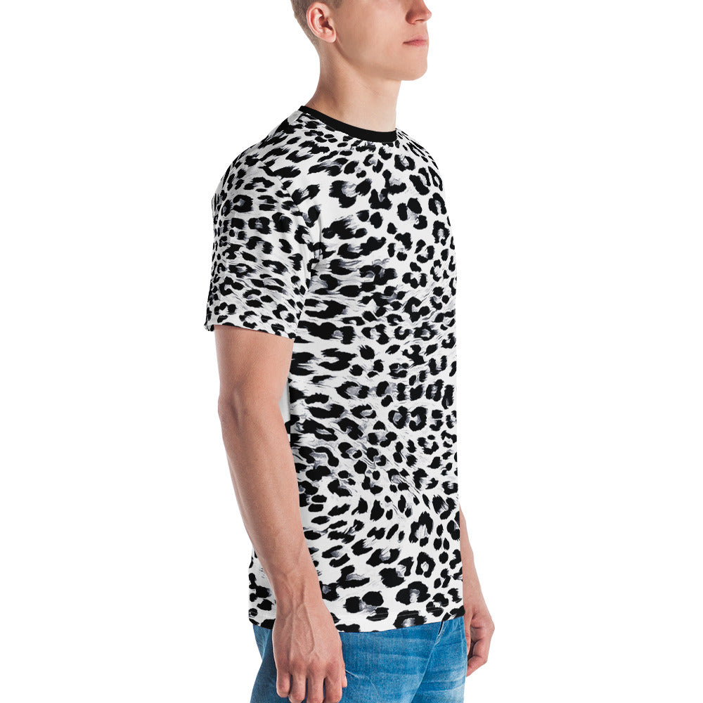 Snow Leopard Print T-shirt