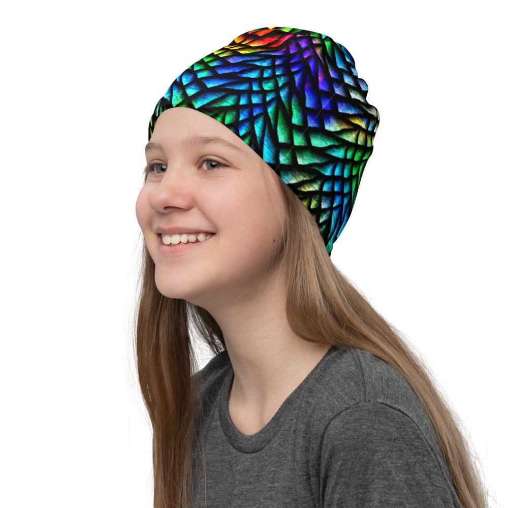 Rainbow Dragon Hide Neck Gaiter