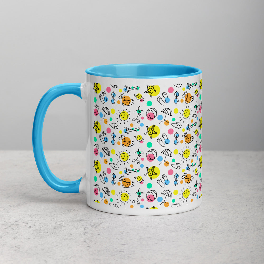 Fun in the Sun Mug with Color Inside