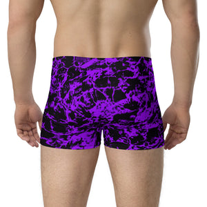 Men's Purple Ocean Boxer Briefs