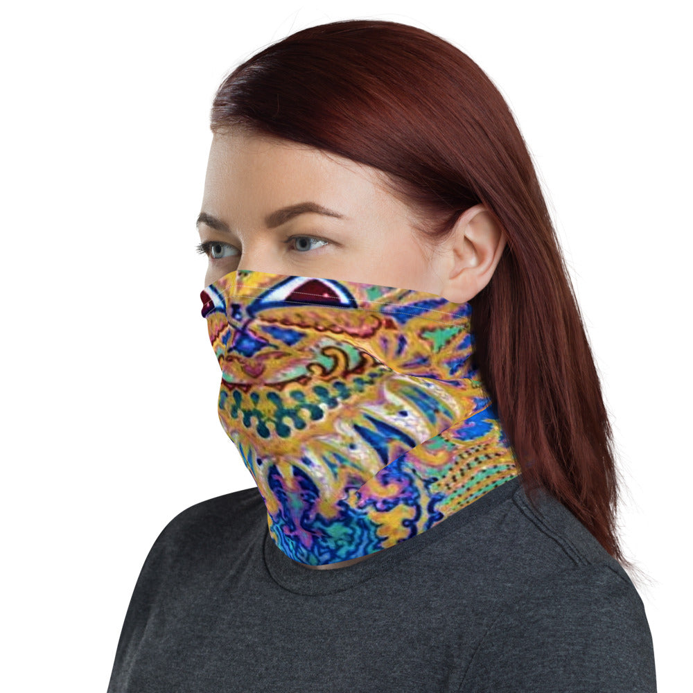 Kaleidoscope Cat Neck Gaiter