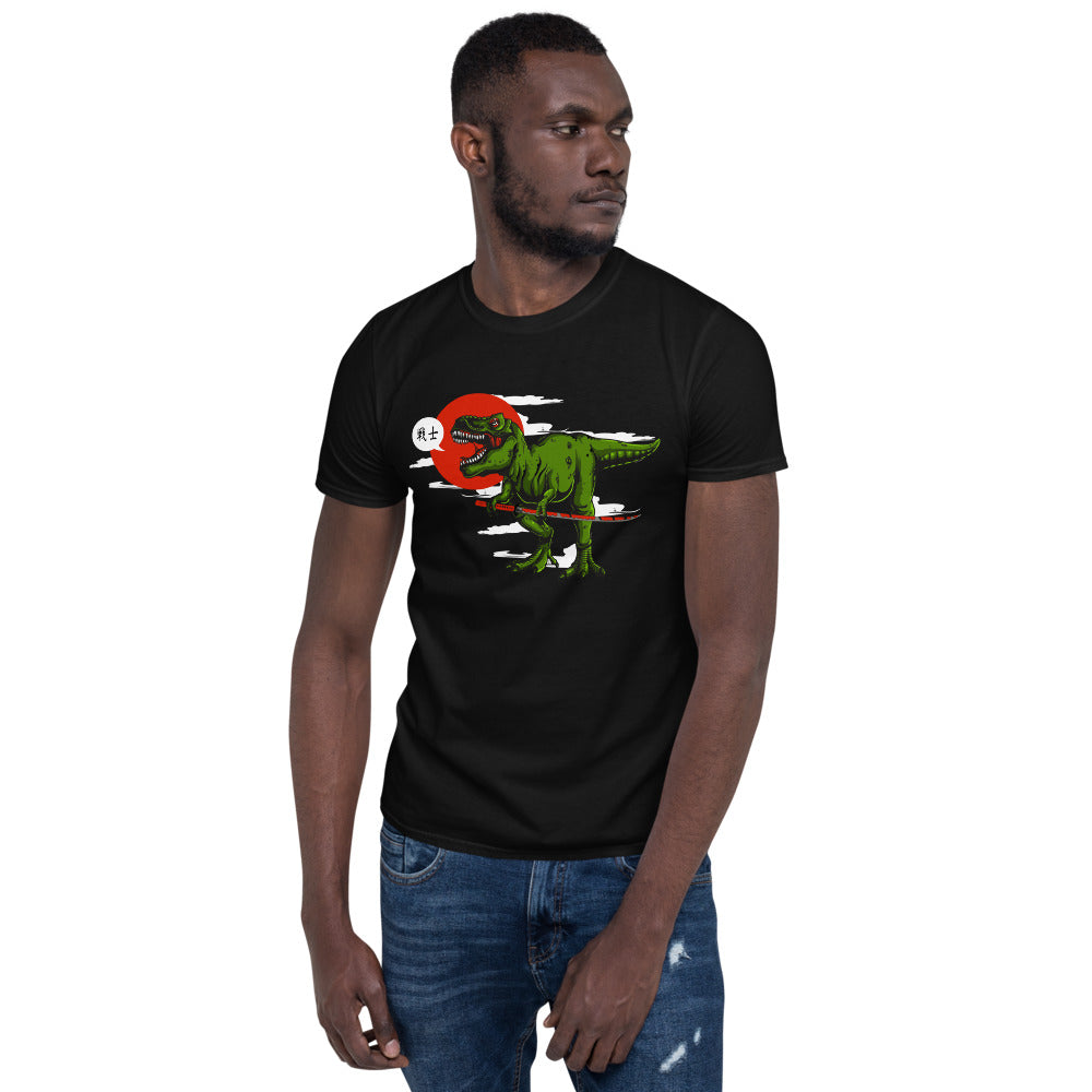 T-Rex Warrior Short-Sleeve Unisex T-Shirt