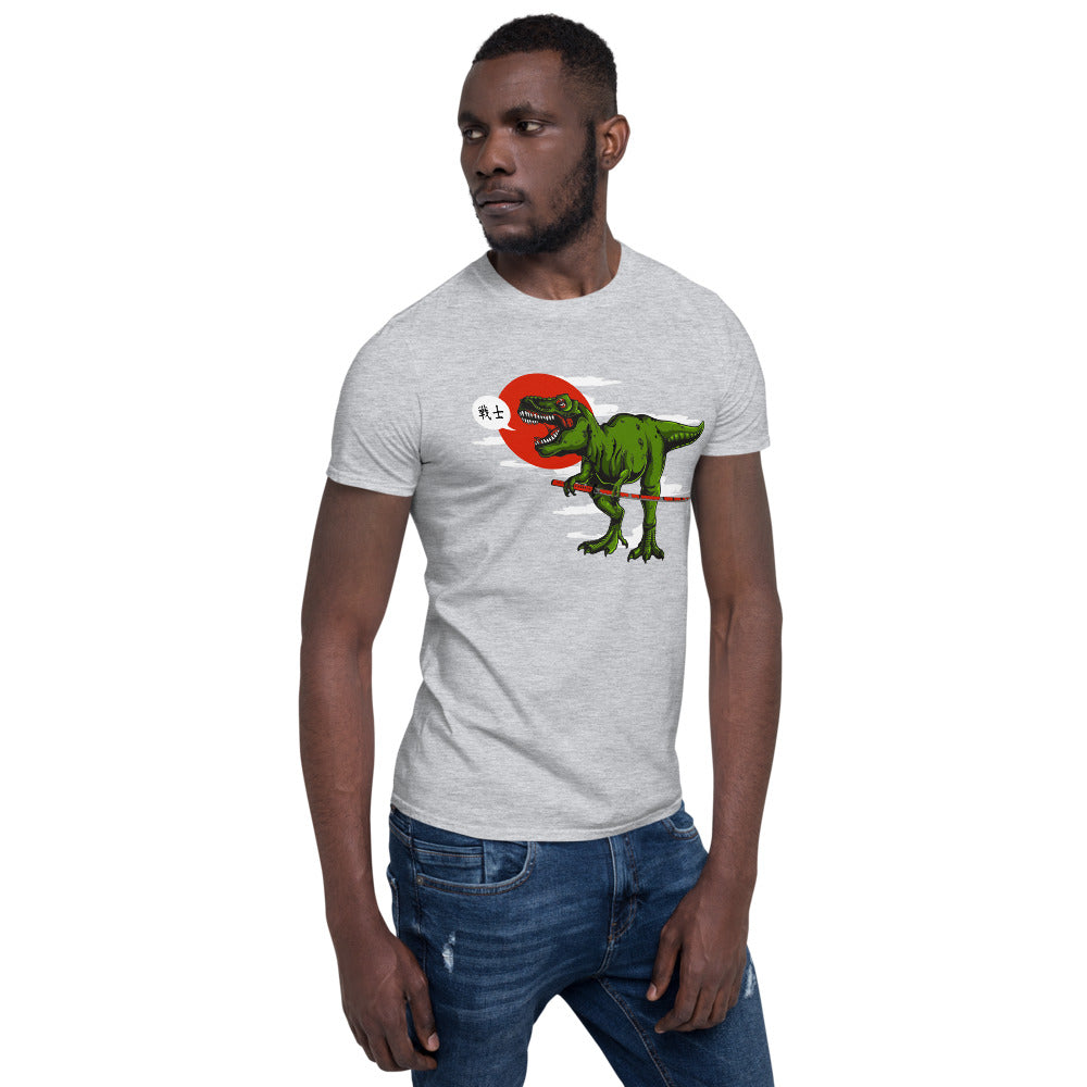 T-Rex Warrior Short-Sleeve Unisex T-Shirt