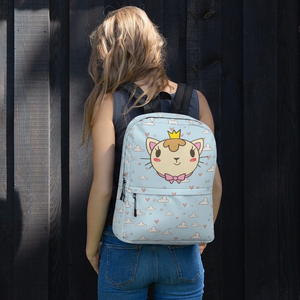 Cat Princess Water-Resistant Backpack