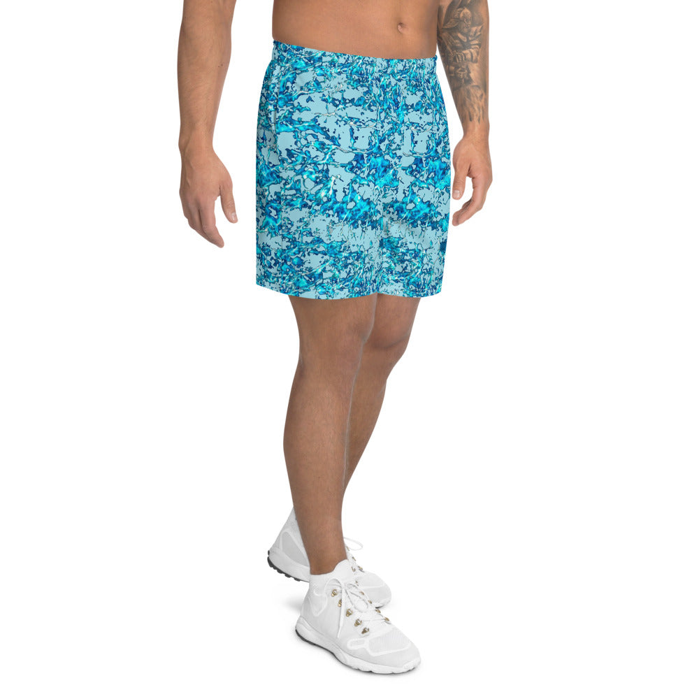 Arctic Tide Athletic Mid-Length Men's Shorts