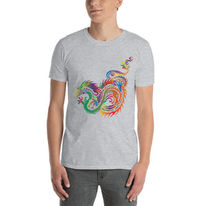 Rainbow Dragon Short-Sleeve Unisex T-Shirt