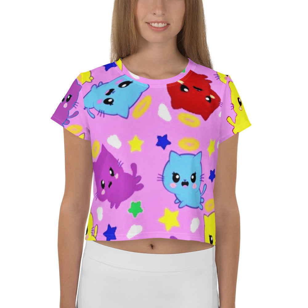 Angel Kittens Crop Tee