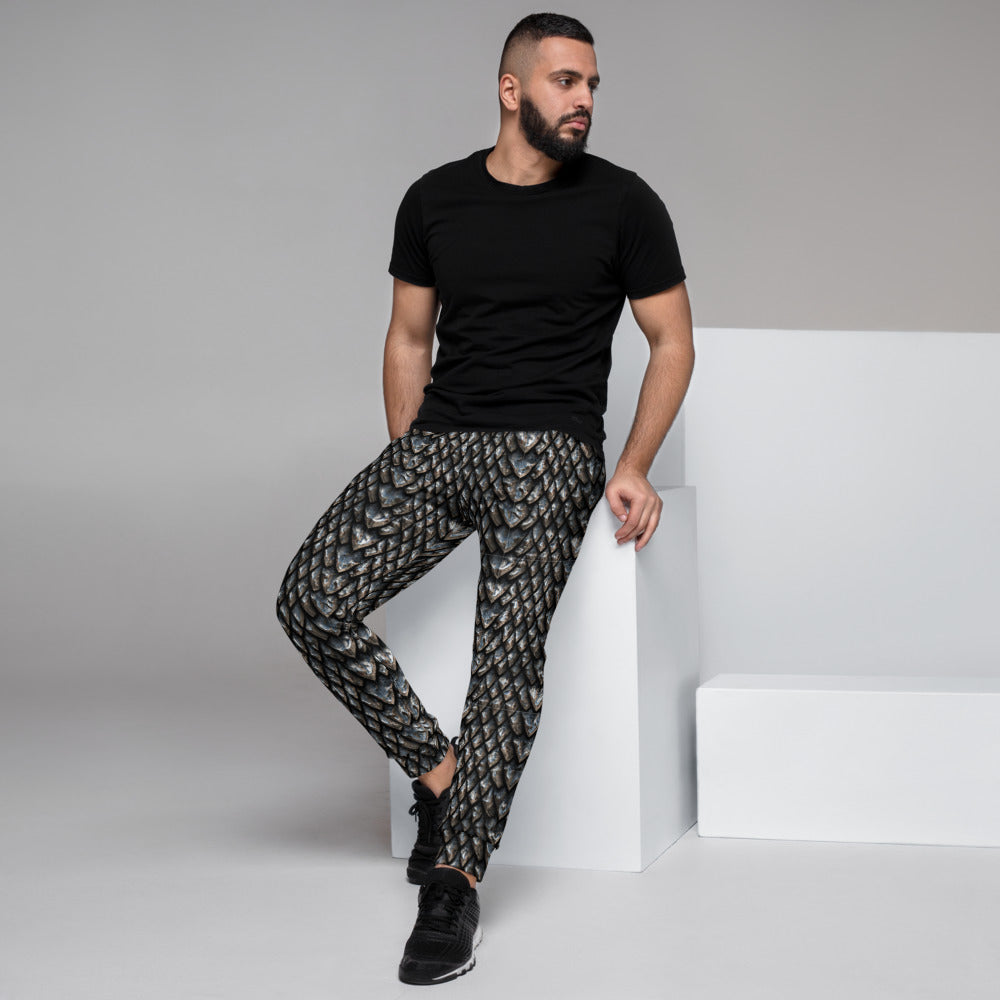 Onyx Dragon Scale Men's Slim Fit Joggers