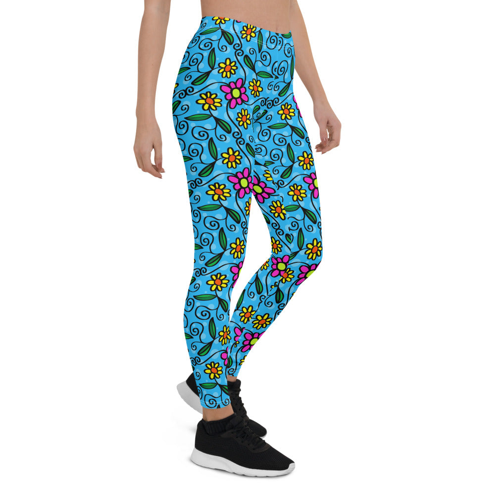 Flowers and Vines Leggings