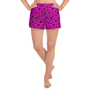 Women's Athletic Pink Cats & Bones Short Shorts