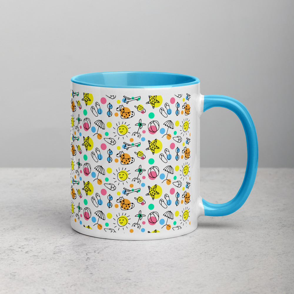 Fun in the Sun Mug with Color Inside