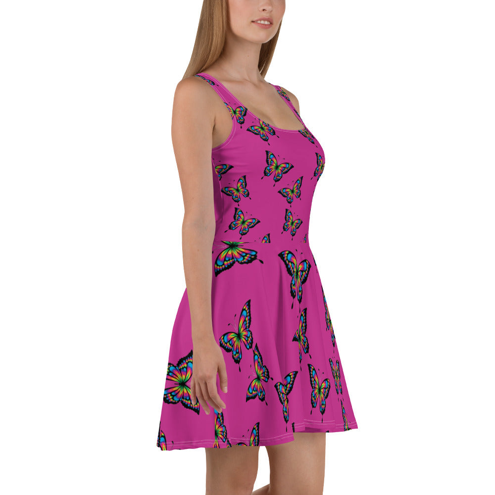 Butterfly Skater Dress