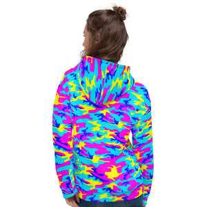 Neon Camo Unisex Hoodie