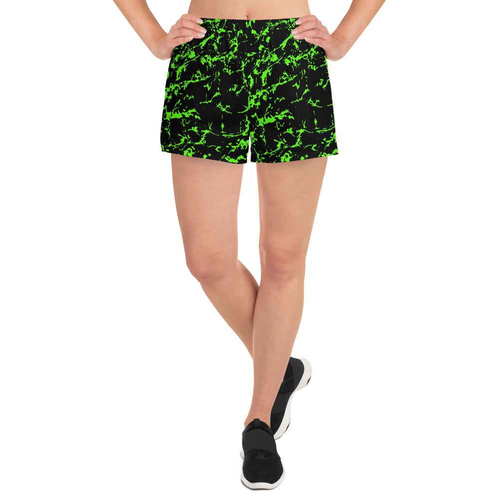 Neon Splash Women's Athletic Short Shorts