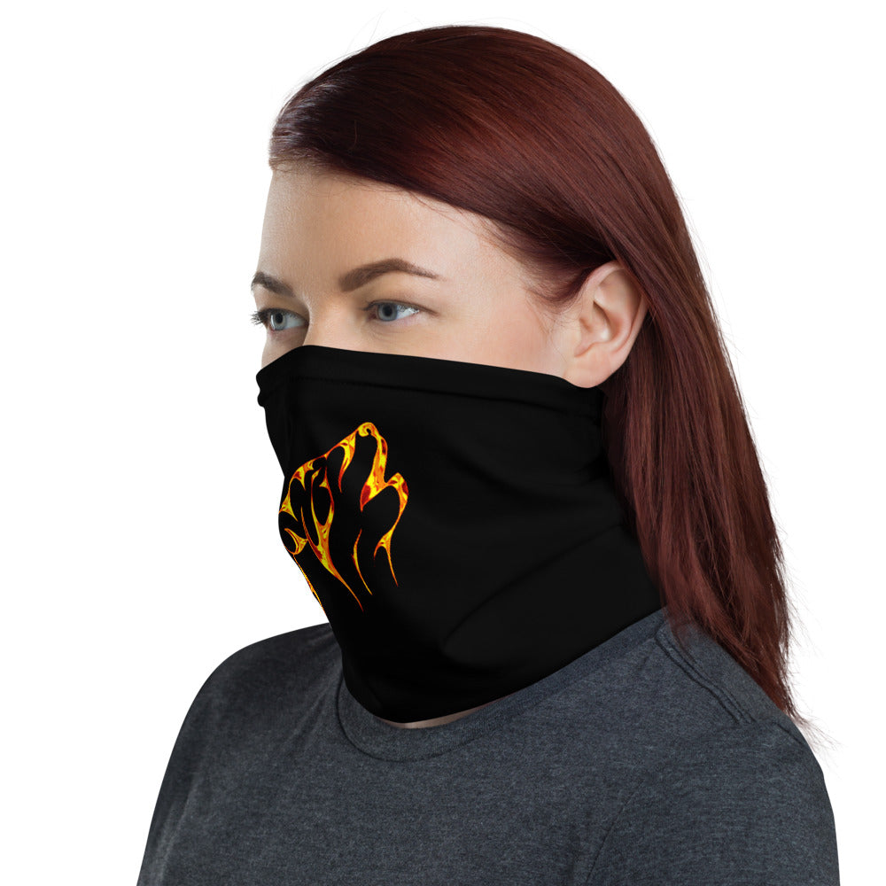 Tribal Fire Wolf Neck Gaiter