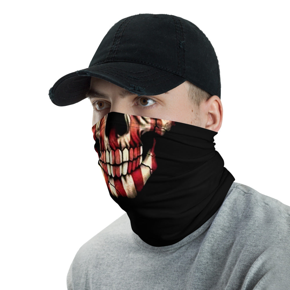 Skeletal Patriot Neck Gaiter