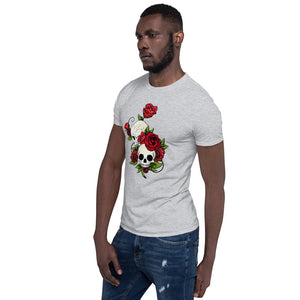 Short-Sleeve Skulls & Roses T-Shirt