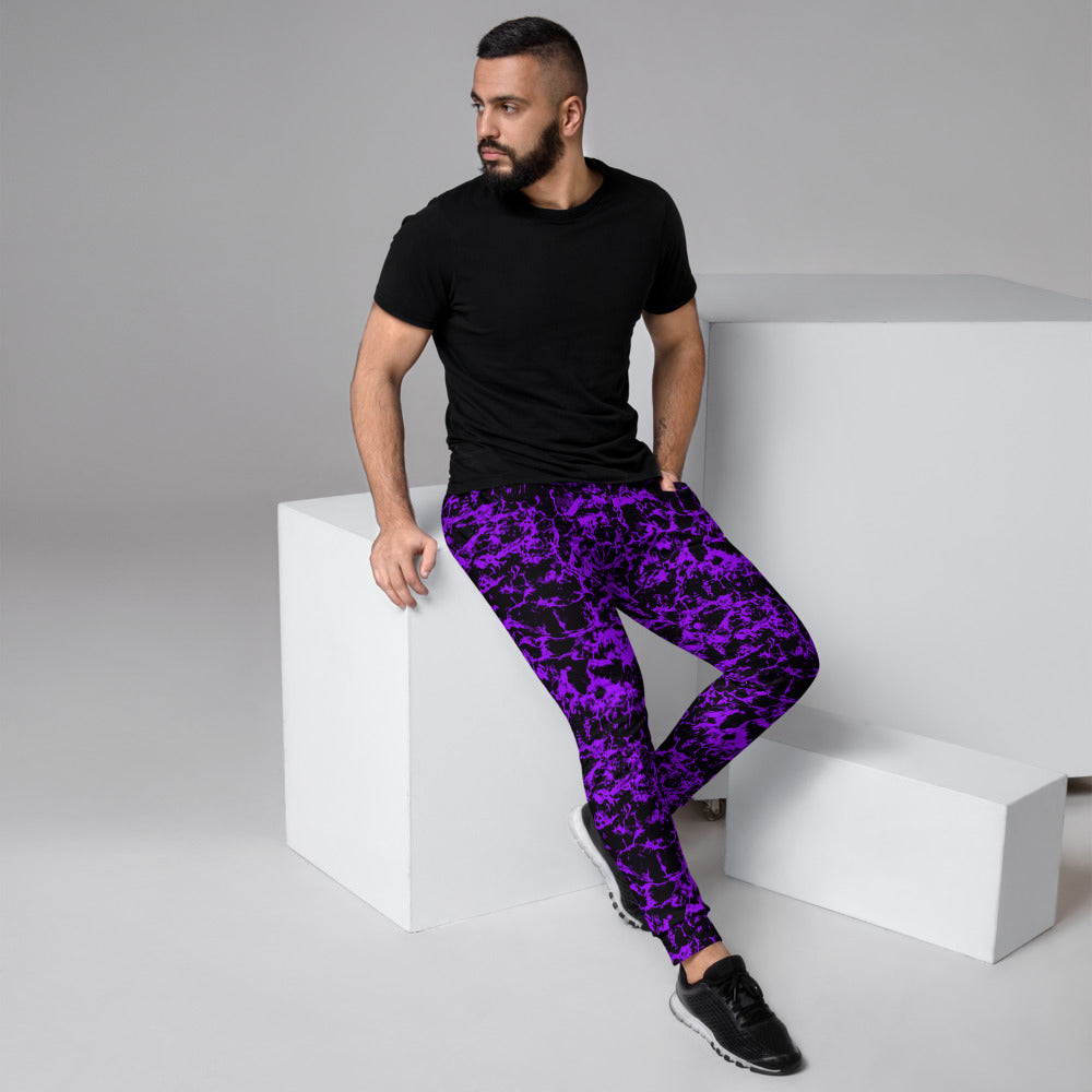 Purple Ocean Slim Fit Men's Joggers